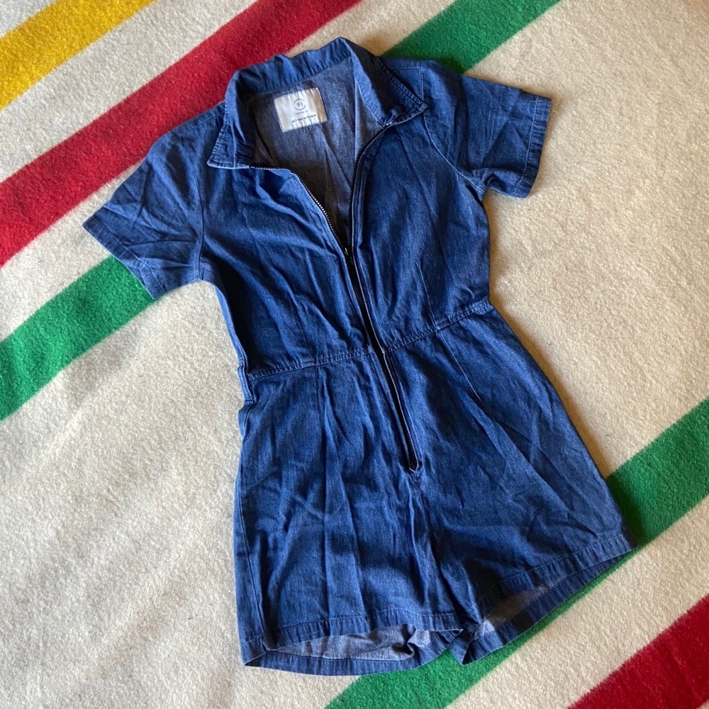 Cotton on denim jumpsuit.